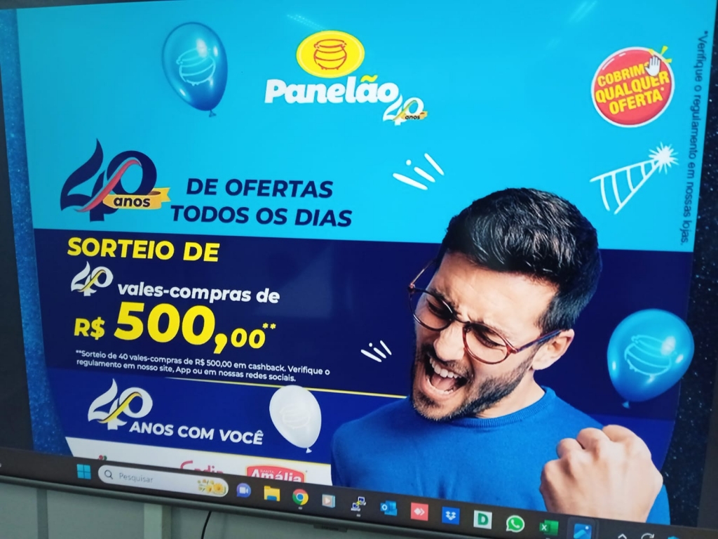 Vale-Compra de R$300 de Supermercado - Caiobá FM