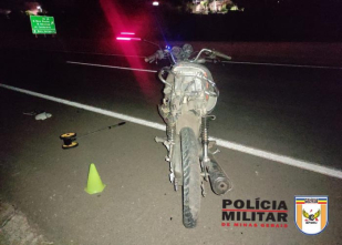 Motorista de aplicativo fica ferido após atropelar e matar cavalo